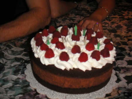 Chocolate & Mousse Raspberry Cake