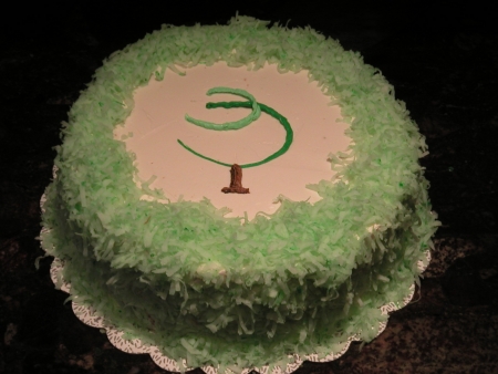City of Plantation Logo Coconut Cake