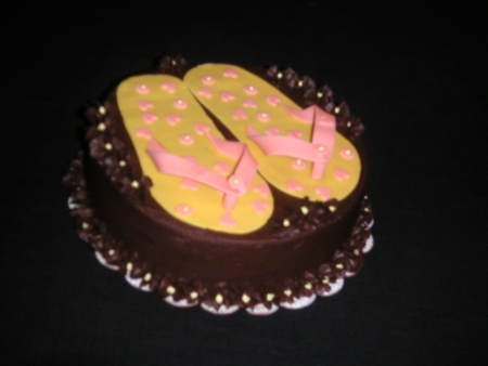 Flip Flops Birthday Cake