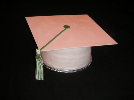 Fondant & Sugar Graduation Cap Cake